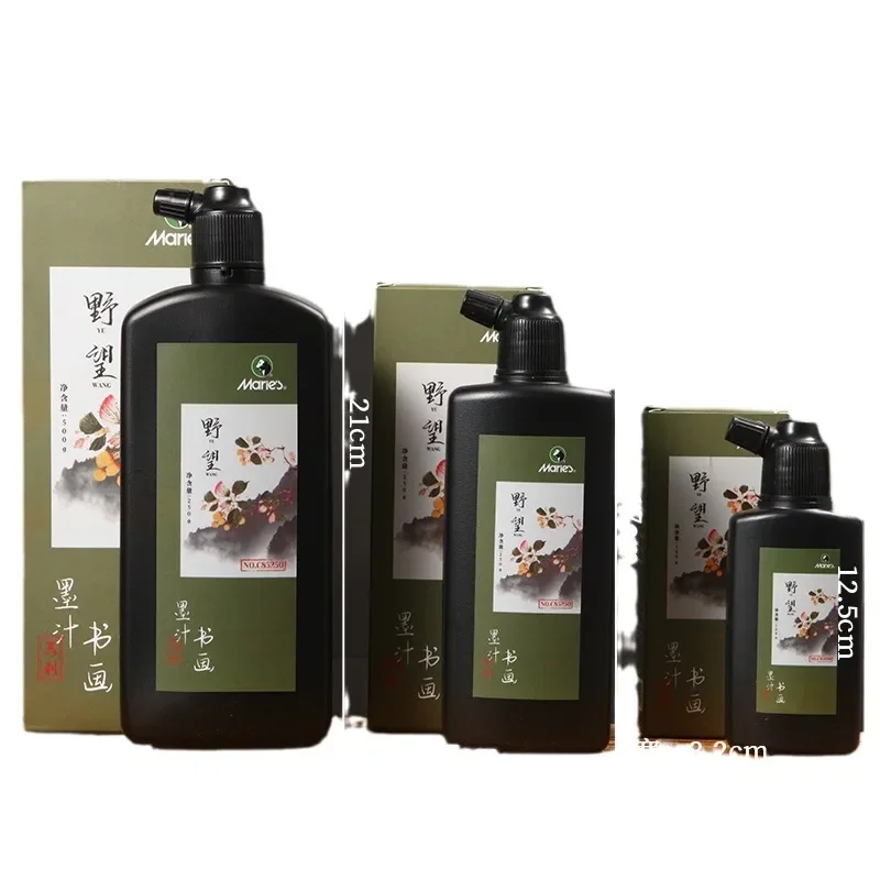 Жидкие чернила для профессиональной традиционной черной жидкой каллиграфии