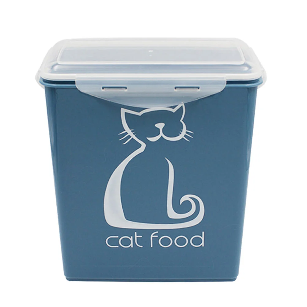 

Container Storage Pet Dog Grain Bucket Cat Bin Rice Canister Box Dispenser Treat Airtight Flour Bird Sealed Containers Bins