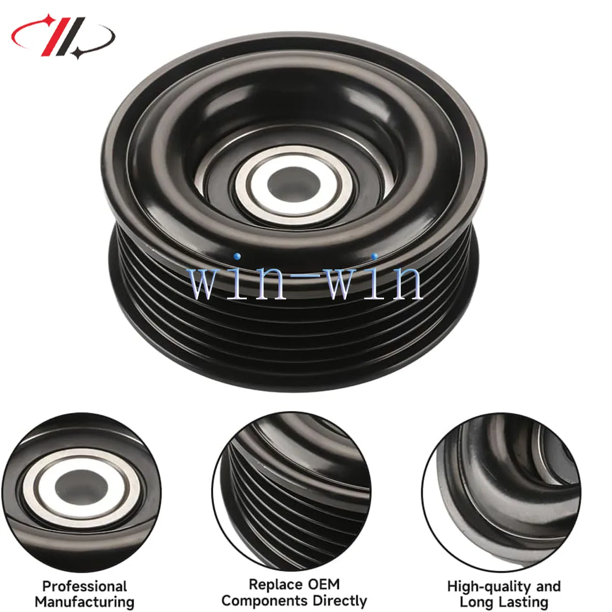 Новый 1 шт. 3UZ-FE 2UZ-FE 1UZ-FE UZJ100 натяжной шкив двигателя для Toyota LAND CRUISER Lexus LS/GS/LX/GX/SC