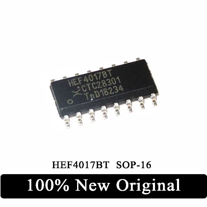 

10 шт. 100% Новый оригинальный HEF4017BT SMD SOP16 логический чип