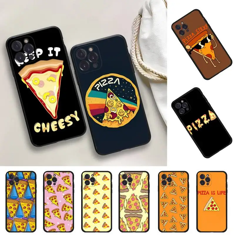 Pizza Best Friends Phone Case For iPhone 14 11 12 13 Mini Pro XS Max Cover 6 7 8 Plus X XR SE 2020 Funda Shell