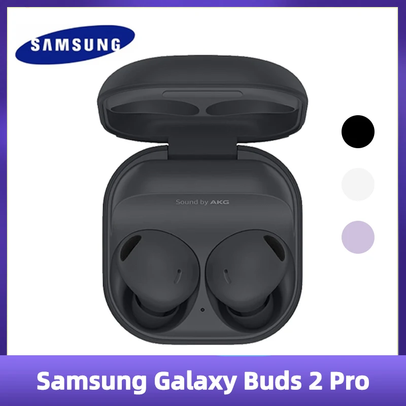 

Original SAMSUNG Galaxy Buds 2 Pro True Wireless Bluetooth Earbuds Noise Cancelling Headset Hi-Fi Sound Headphones IPX7 Buds2Pro