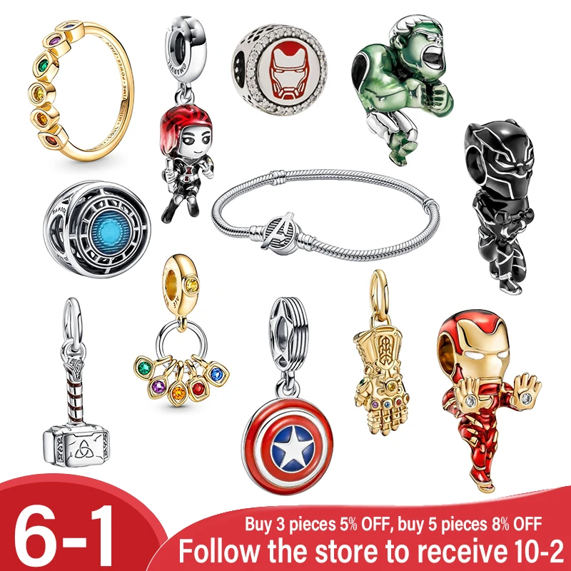 Шармы plata of ley S925 оригинальные подходят для оригинального браслета pandora 925