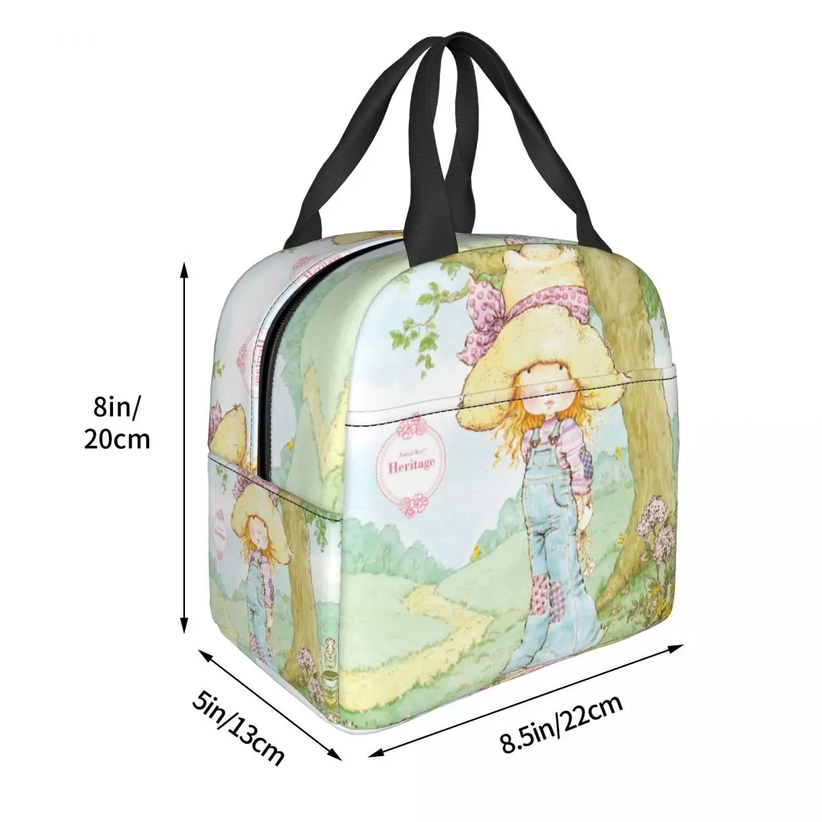 Милый Ланч-бокс с героями мультфильмов Сара Кэй аксессуары изолированная