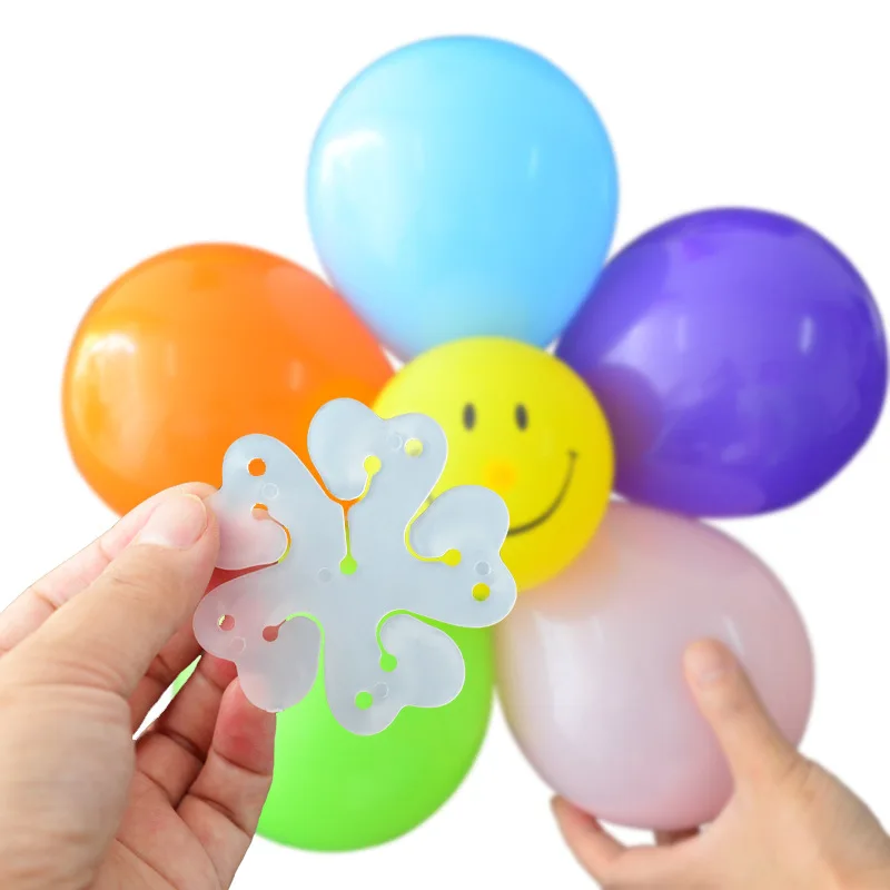 

Зажим для воздушного шара в виде цветка, 10 шт.