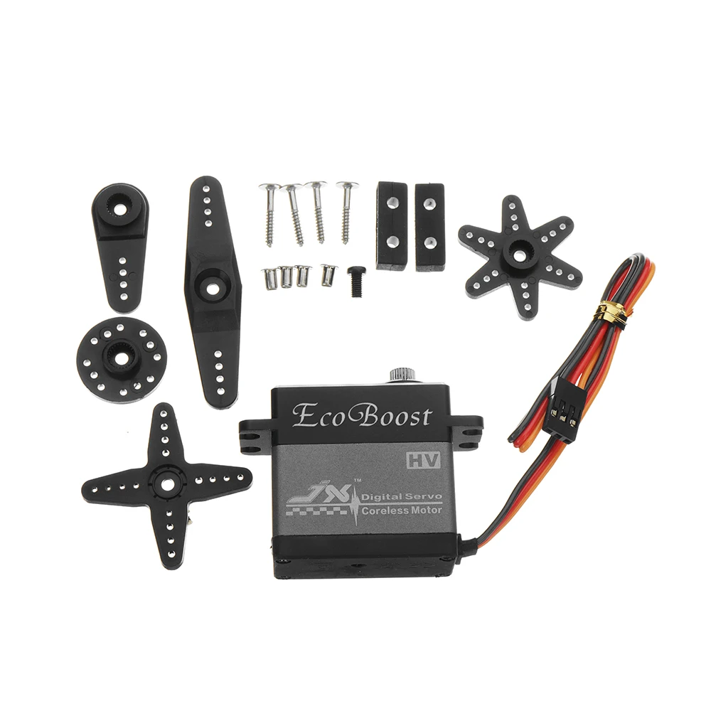 JX Ecoboost CLS6336HV 36 кг большой крутящий момент 180 ° цифровой сервопривод с ЧПУ для радиоуправляемых моделей