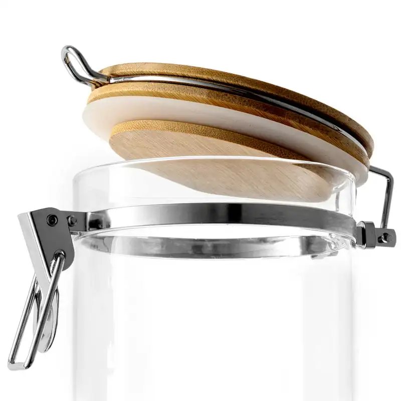 

Eco-Friendly, Airtight, Durable Containers "2 Pack Eco-Friendly, Airtight, Durable Food Storage Containers with Bamboo Lids - 12