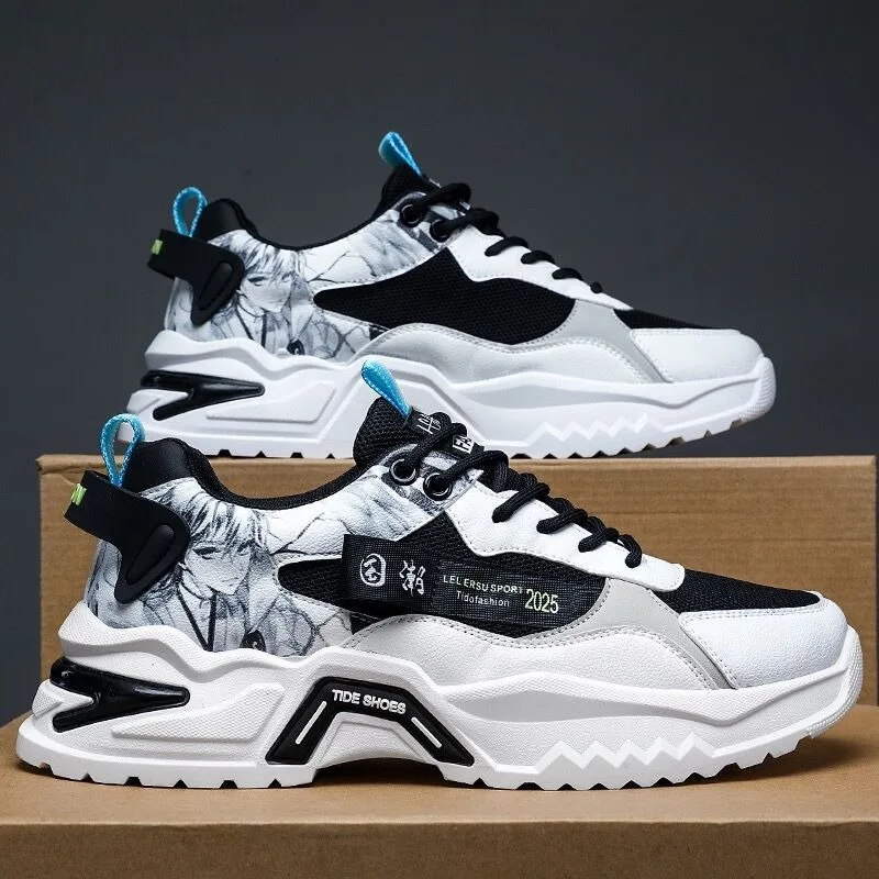 Кроссовки мужские летние дышащие легкие удобные повседневная прогулочная обувь