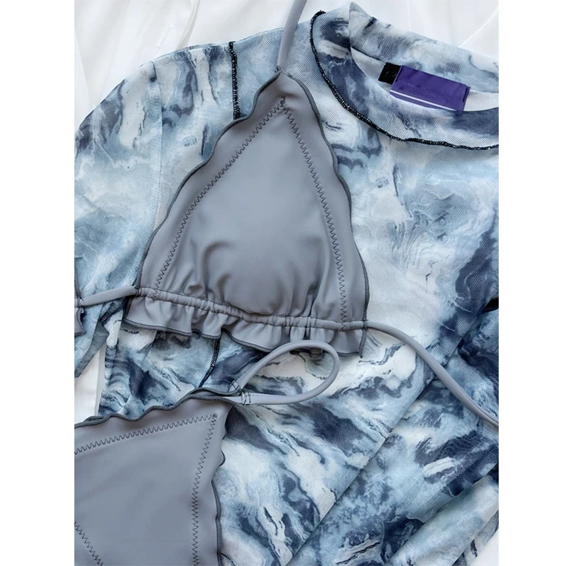 Купальный костюм с низкой талией женские купальные костюмы Женская пляжная