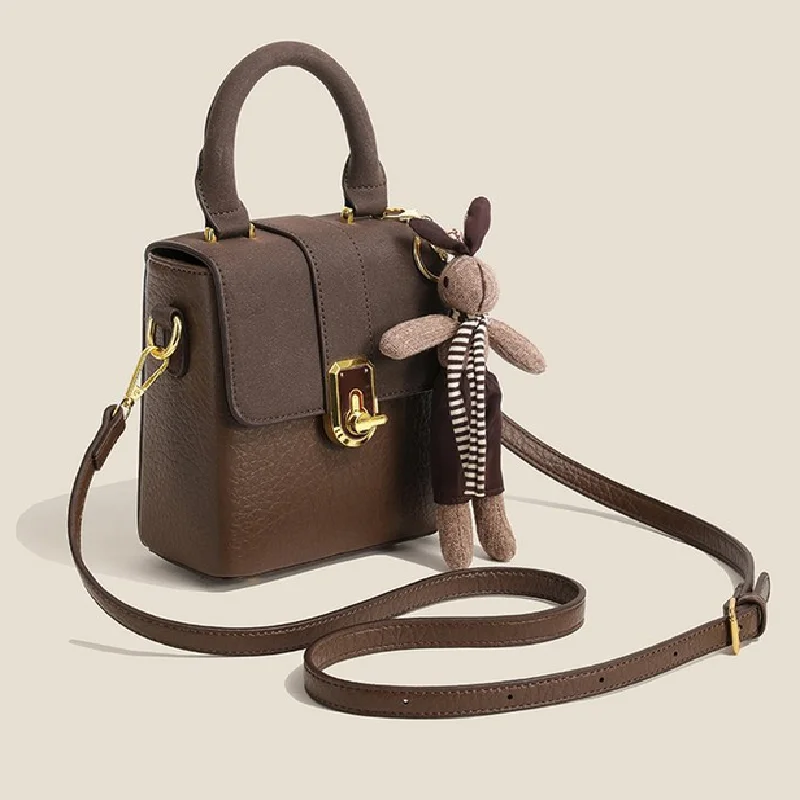 Модная трендовая винтажная маленькая квадратная сумка большой вместимости