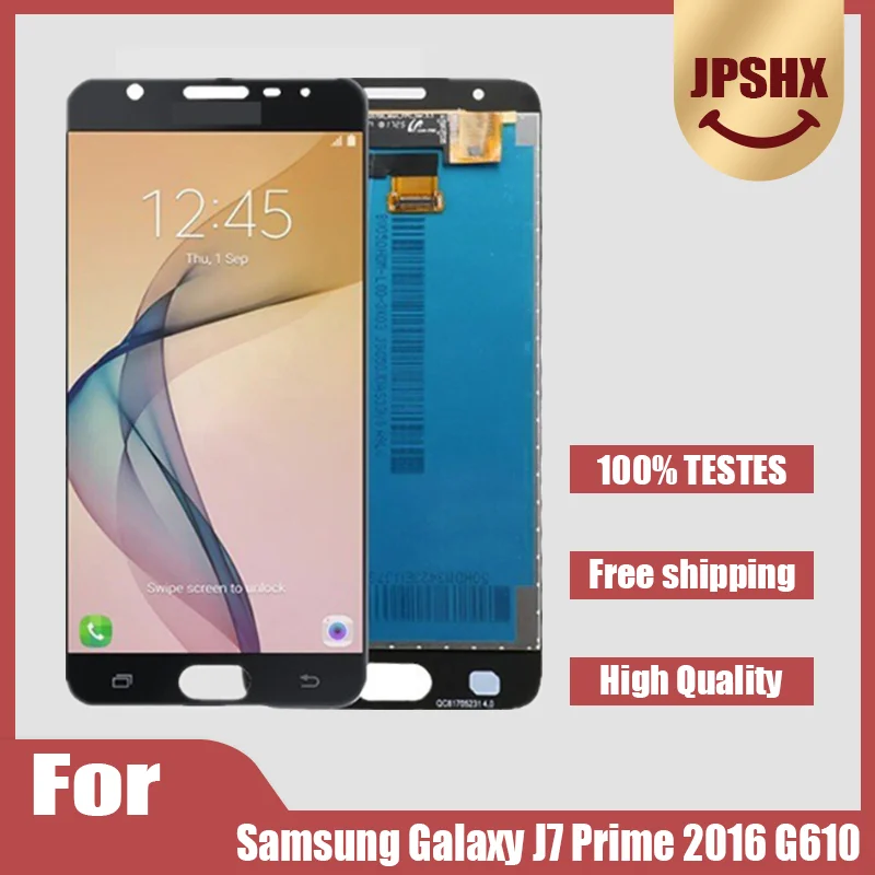 ЖК-дисплей с сенсорным экраном для Samsung Galaxy J7 Prime 2016 G610 G610F G610M Pantalla ЖК-дигитайзер в сборе