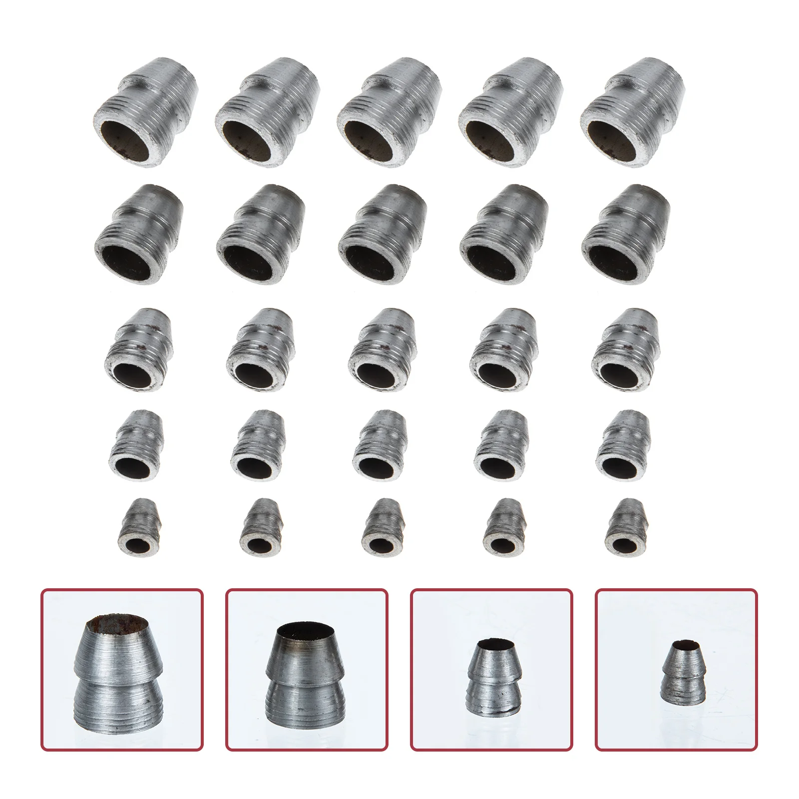 

25 Pcs Safety Round Wedges Metal Sled Round Handle Wedges Round Metal Wedges Handle Wedges Hand Tools