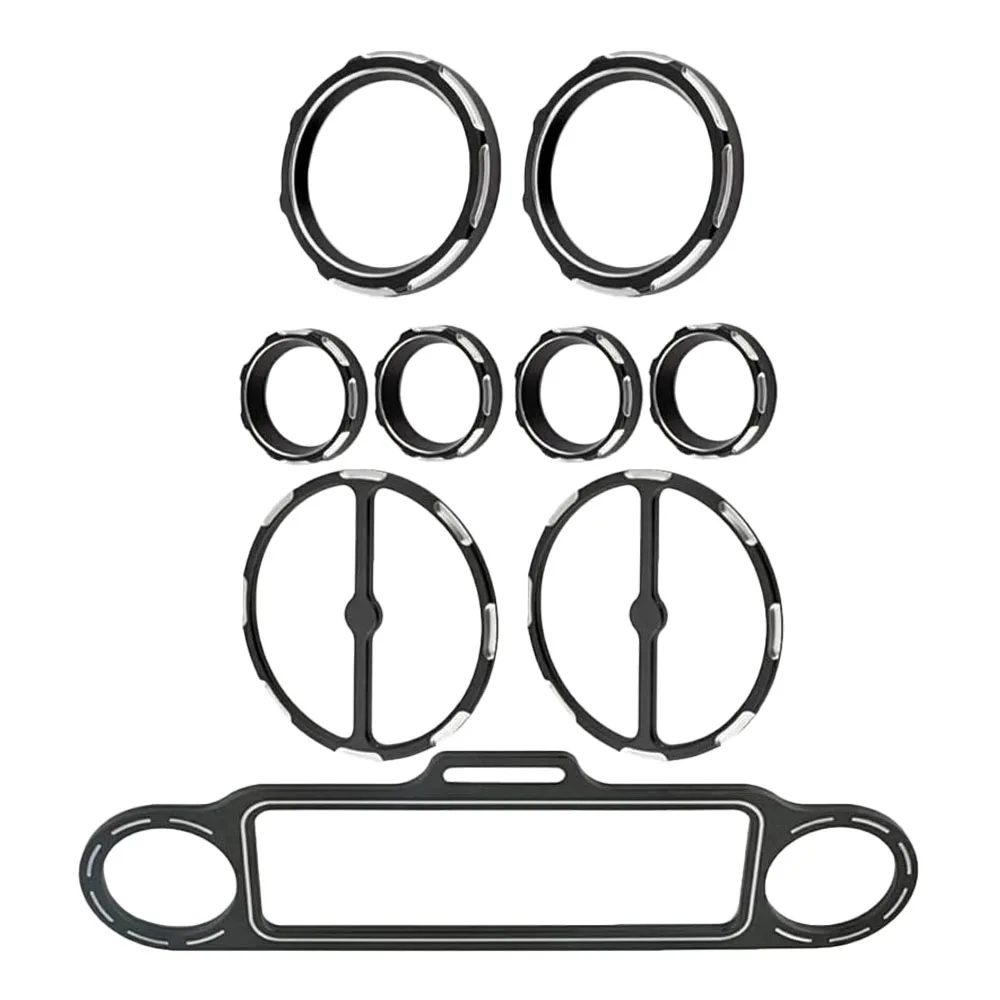 ła prędkościomierza motocykla głośnik stereo akcentujący pierścień wykończeniowy osłona klaksonu na lata 1996-2013 Harley Touring Electra