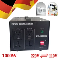 1000w voltage converter transformer step up down electrical voltage converter 110%e2%87%8b220v eu plug