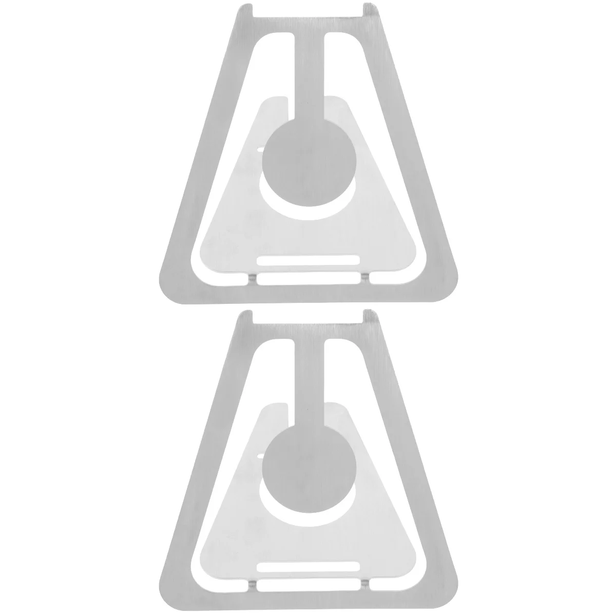 

2 Count Medal Display Stand Metal Holder Desktop Easel Storage Table Crafts Rack The Badge