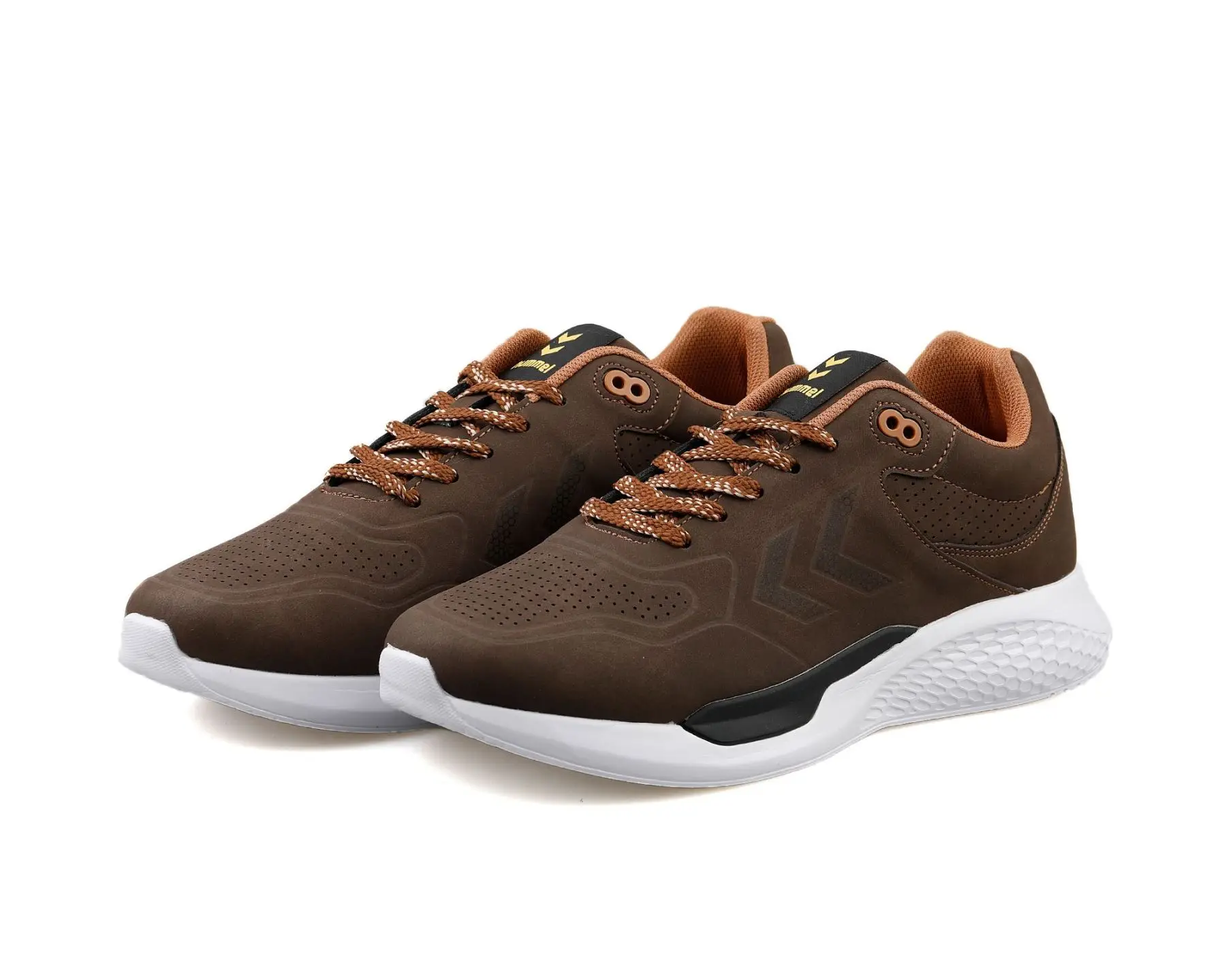 Hummel Original Men's Sneakers Casual Sneakers Brown Color Casual Running Casual Walking Shoes Hml 'S
