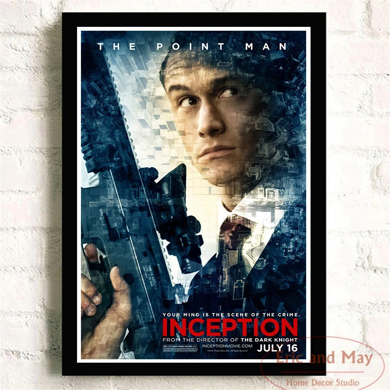 

Inception Movie posters and prints canvas paintings picture on the wall New vintage style aesthetic room decor Affiche