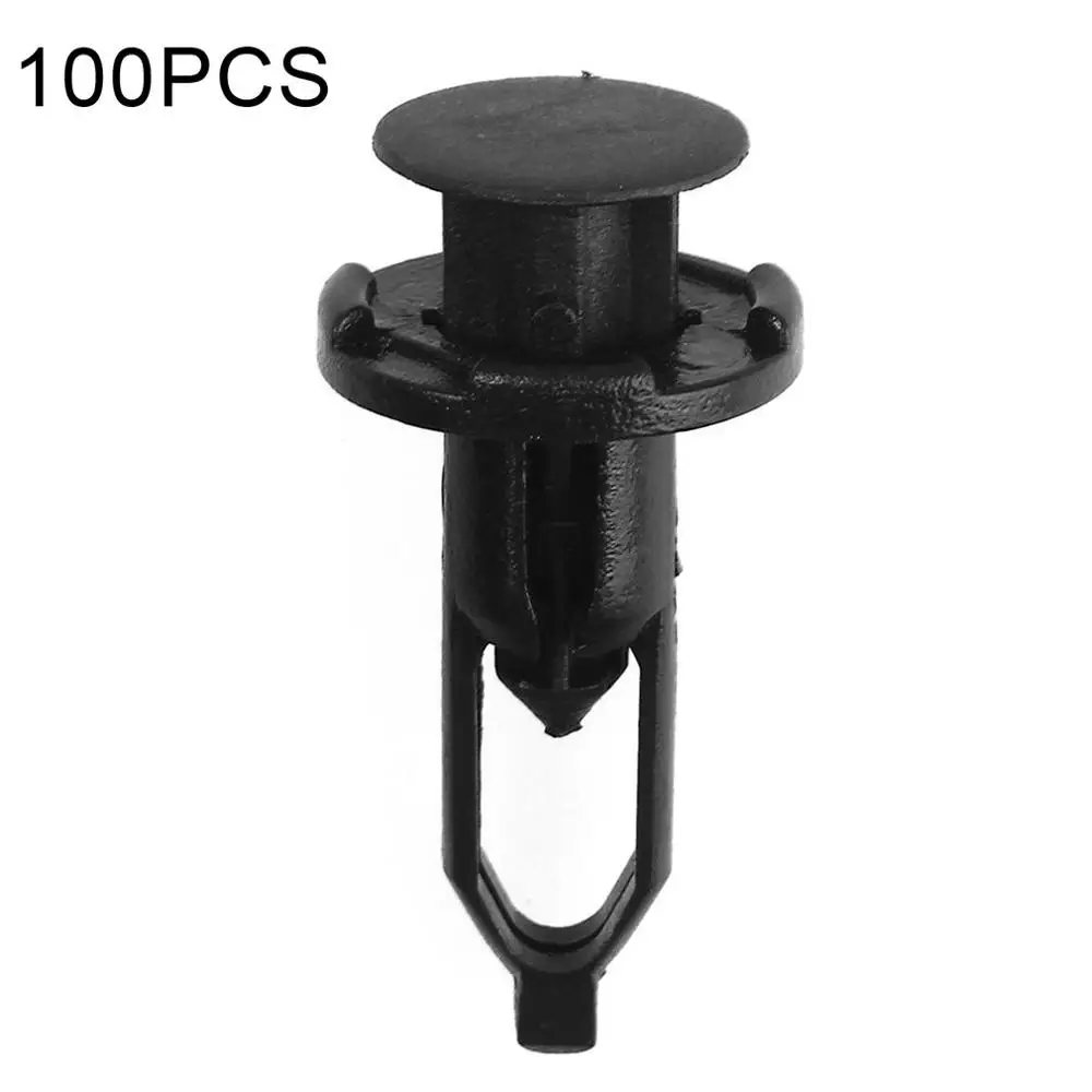 

100 шт. заклепки для кузова автомобиля бампера, отделка двери, панель, фиксатор для Toyota Core Nail оснастка, разнообразные крепления