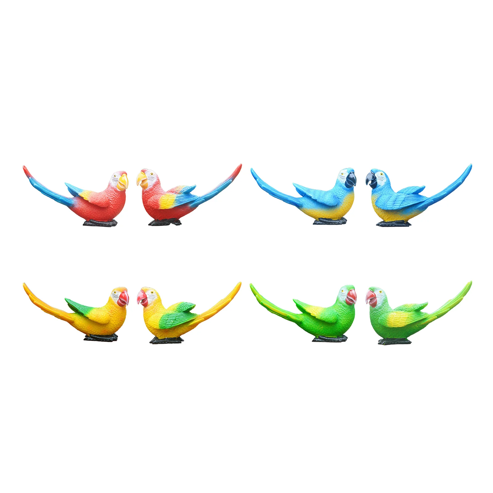 

1Pcs Parrot Statue Decorations Realistic Landscape Animal for Outdoor Yard