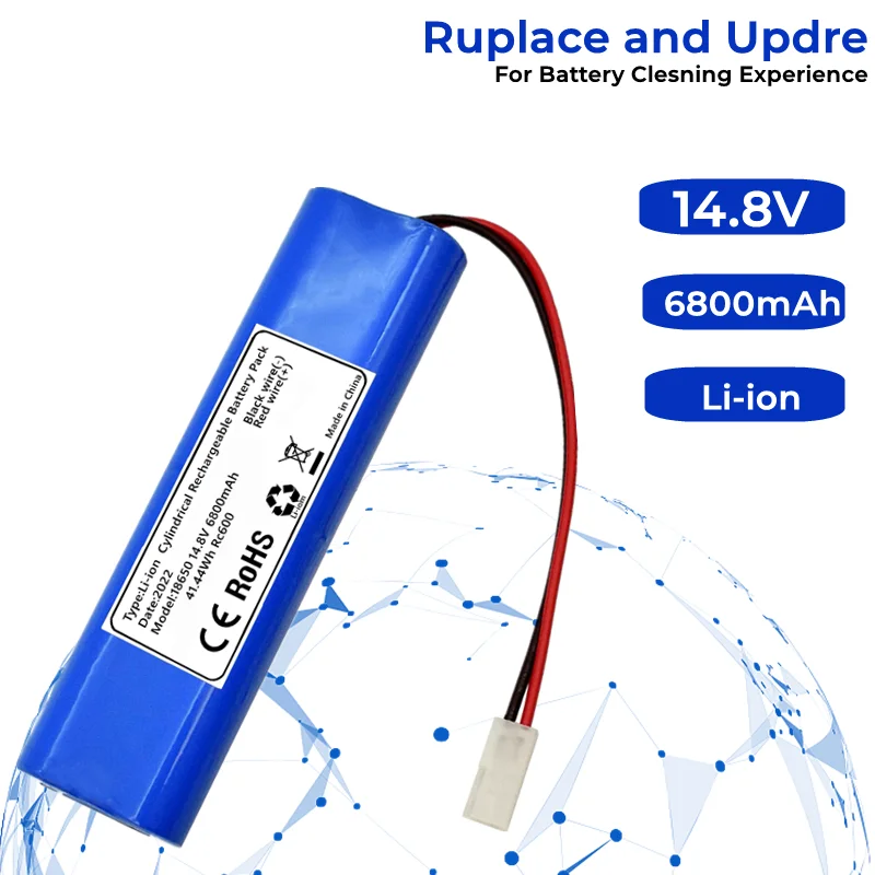 

14,8 V 6800mAh аккумулятор для Qihoo 360 S6 Запчасти для робота-пылесоса аксессуары запасная батарея.