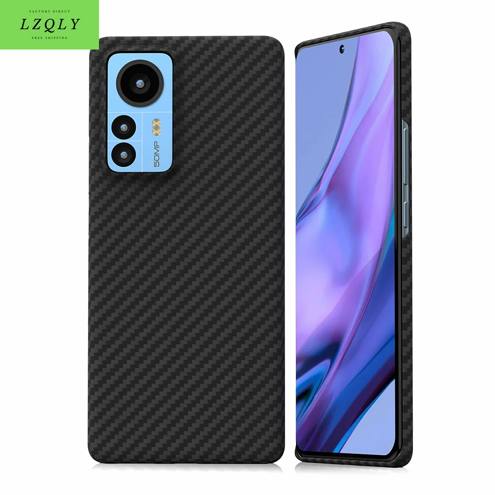 

Real Pure Carbon Fiber Cover for Xiaomi Mi 12 Pro Case Colorful Aramid Fiber Ultra Thin Phone Cover Mi 12 Pro 12 x 12x Case