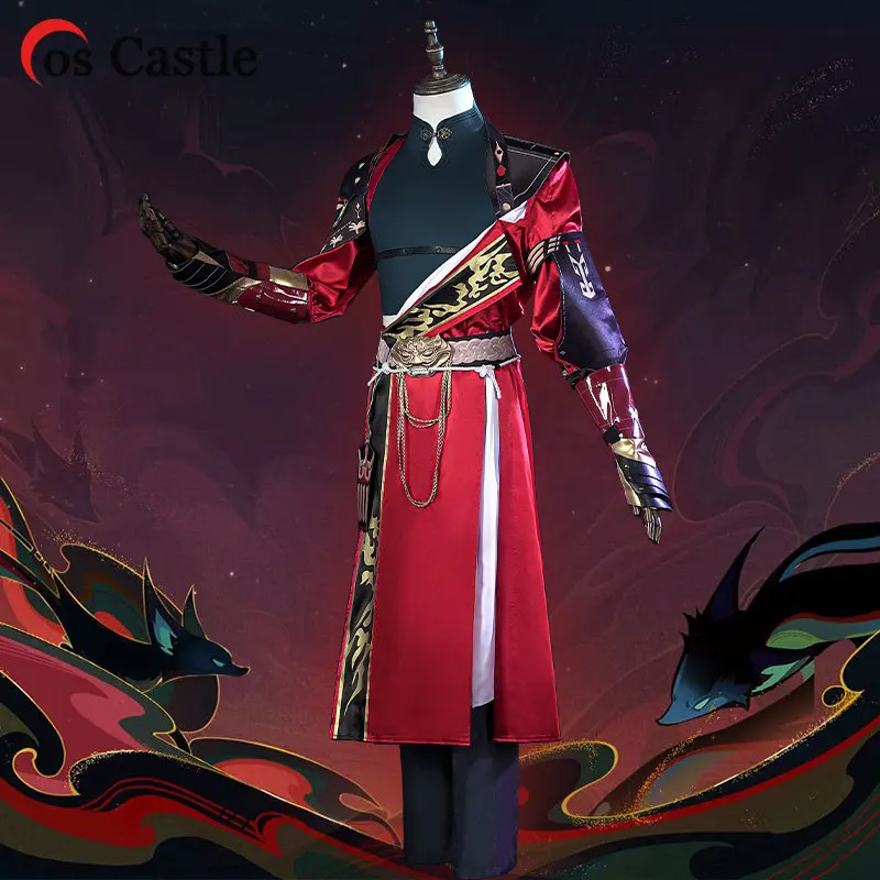 

New Game Ashes Of The Kingdom Sun Ce Cosplay Costumes Men Chinese Hanfu Ancient Suit Party Clothing Halloween Carnival Uniform