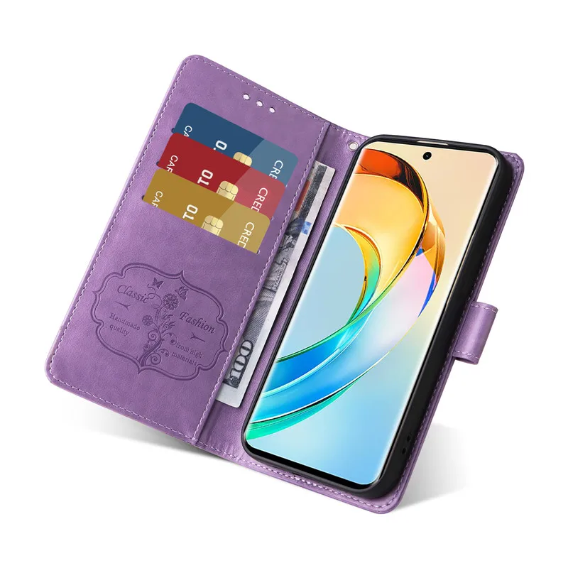 Кожаный чехол-книжка для телефона Huawei Honor Magic7 Pro Magic6 Magic 7 6 5 Lite 2025 Чехлы-кошельки с