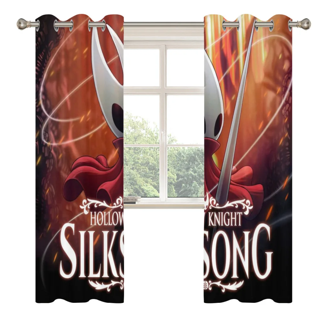 Светонепроницаемые шторы H-Holloww K-Knightt для спальни термооконные 2 шт.