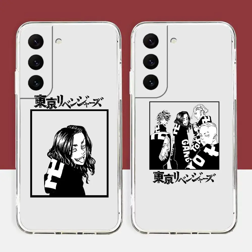 

Japan Tokyo Revengers Anime Clear Case For Samsung Galaxy S30 S22 S21 S20 S10 NOTE 20 10 A03S A03 A02S FE LITE ULTRA PLUS Funda