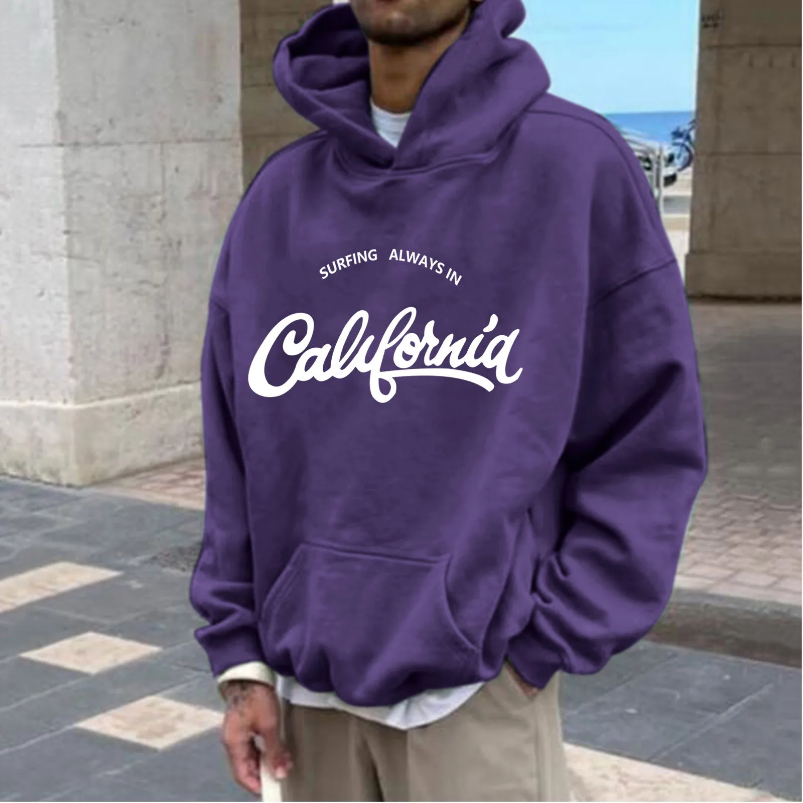 

Harajuku Letter Print Hoodies Sweatshirt Oversized Tops Plus Size Hoodie Long Sleeve Men's Sweatshirt New Moletom Masculinos