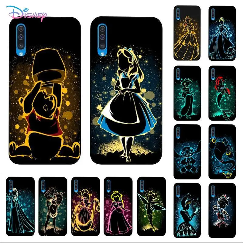 

Disney Elsa Ariel Princess Phone Case for Samsung A51 01 50 71 21S 70 31 40 30 10 20 S E 11 91 A7 A8 2018