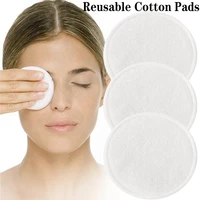 reusable bamboo cotton pads washable rounds pads makeup removal cotton pad cleansing facial cotton pads cosmetic tool skin care