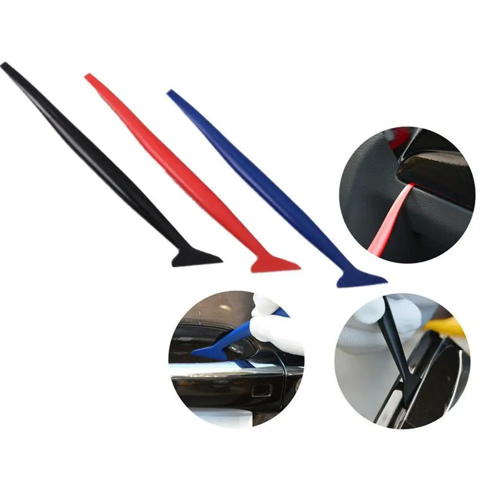 

1PCS Car Stickers Hardness Wrap Vinyl Tools Micro Squeegee Scraper Car Micro Scraper Auto Stickers Wrap Vinyl Tool