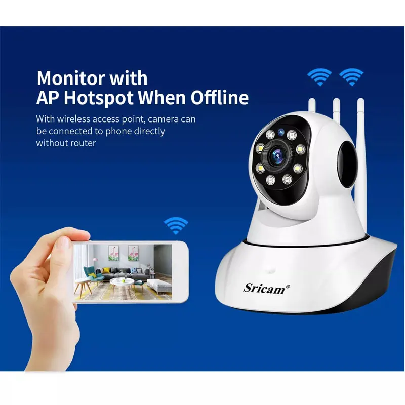 

IP-камера SriHome SP029, 2 МП, HD, ночное видение