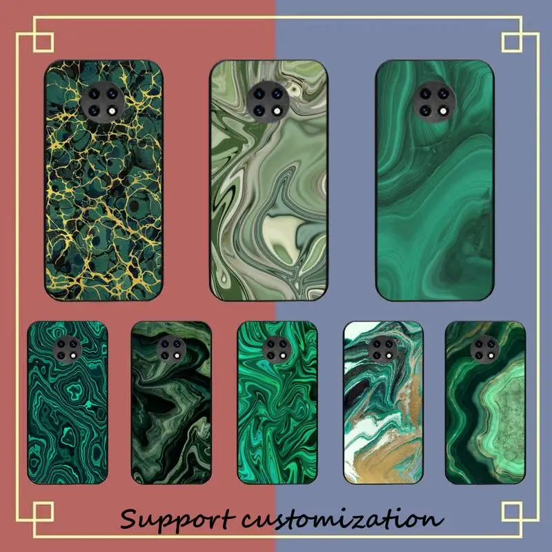 

Green liquid Phone Case for Samsung S20 lite S21 S10 S9 plus for Redmi Note8 9pro for Huawei Y6 cover