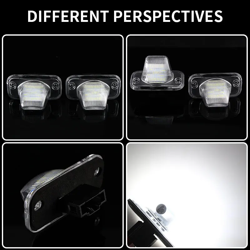 2xДля VW Passat B5 B6 Светодиодная подсветка номерного знака для Transporter T4 1990-2003 гг. без