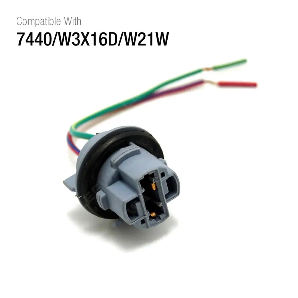 

Держатель светильник ламп T20 7440 / W3x16d/W21w, разъем для габаритного прибора автомобиля, аксессуары для указателей поворота