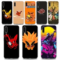 naruto mascot nine tailed fox phone case for samsung a02 a10 a20e a30 a40 a50 a70 note 8 9 10 20 plus lite ultra 5g tpu case