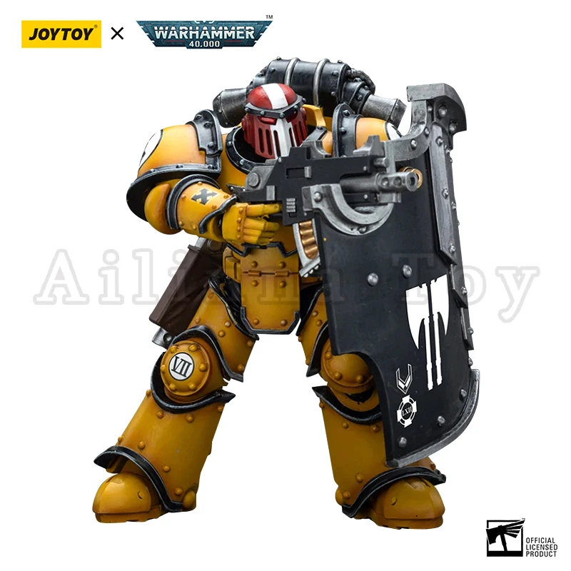 Фото Фигурка JOYTOY 1/18: Имперские Кулаки, Ересь Хоруса, Сигизмунд, Первый Капитан и Отряд Легионов MkIII Breacher, аниме-модель №3