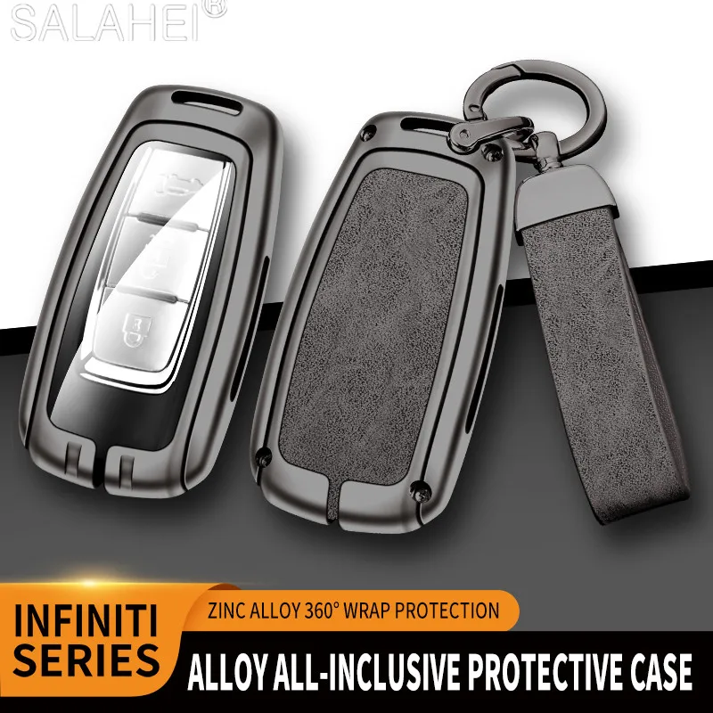 

Car Key Cover Case Shell Holder Full Protection For Infiniti QX50 QX60 Q70L Q60 Q70 2020 2018 2019 2021 Auto Styling Accessories