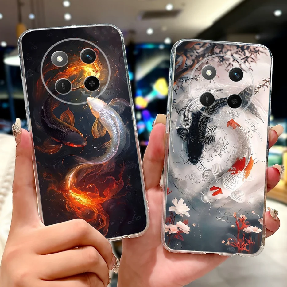 Фото Чехол для Honor Magic7 Lite Magic 7 Pro 5G, новый модный окрашенный чехол, мягкий тонкий чехол для телефона Honor Magic7 Pro Magic 7 Lite Shell №2