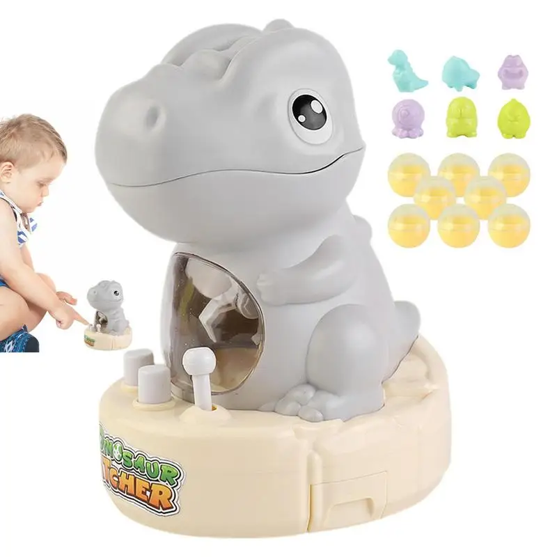 

Catch Claw Machine Pill Claw Machine Dinosaur Shape Mini Claw Toy With Openable Head Cover And Prize Storage Slot For Color