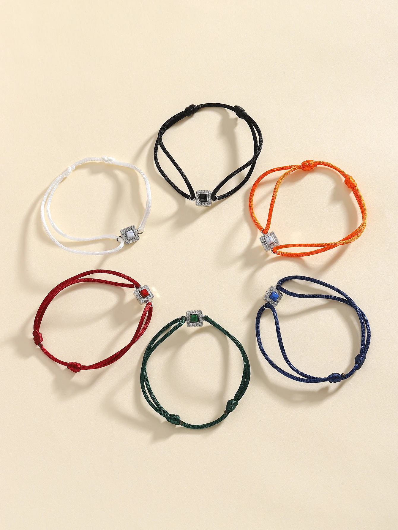 Креативный и модный браслет ручной работы на удачу для мужчин женщин хорошего