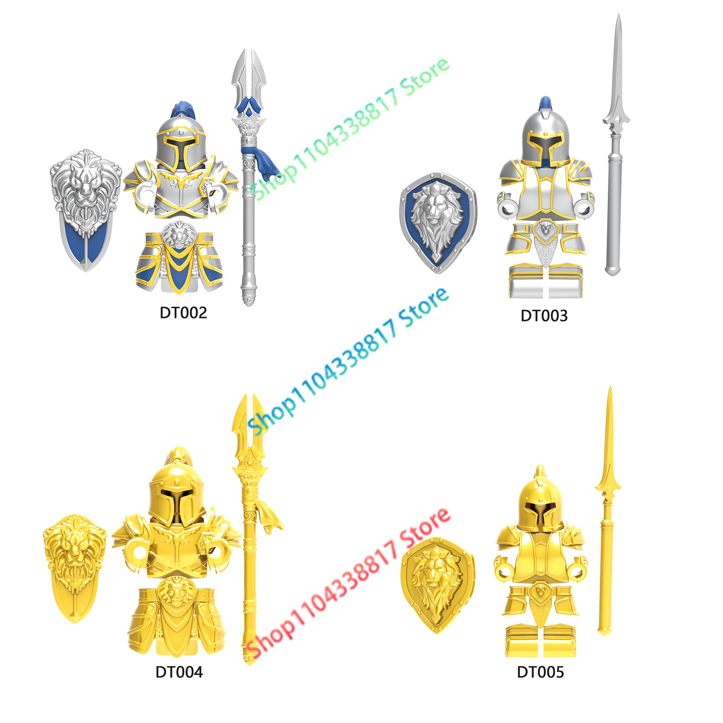 WM блоки DT8902 Stormwind City Guard аниме игры солдат кирпичи куклы строительные сборка