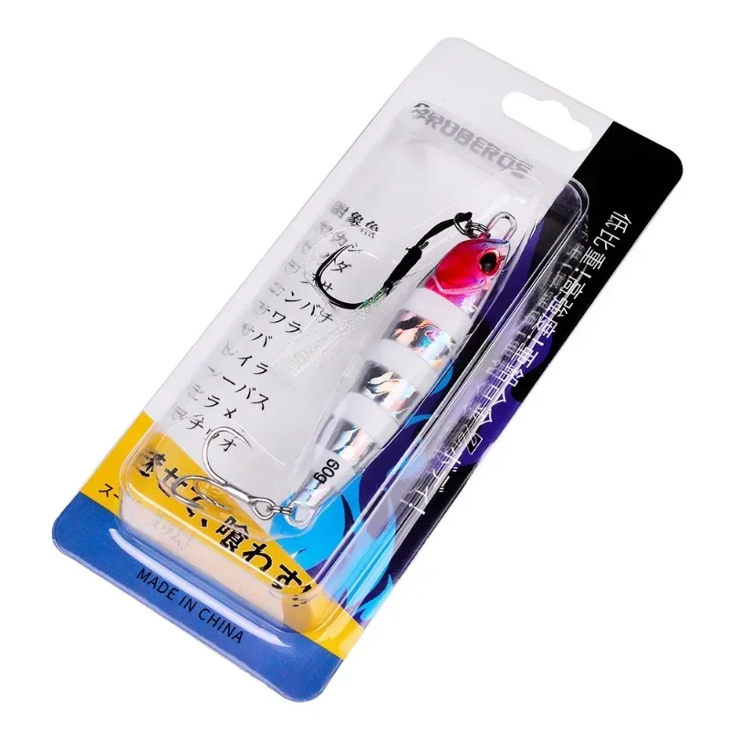 Hard Metal Jig Fishing Lure Trolling Bass Bait Trout Jigging 10g-40g Quente