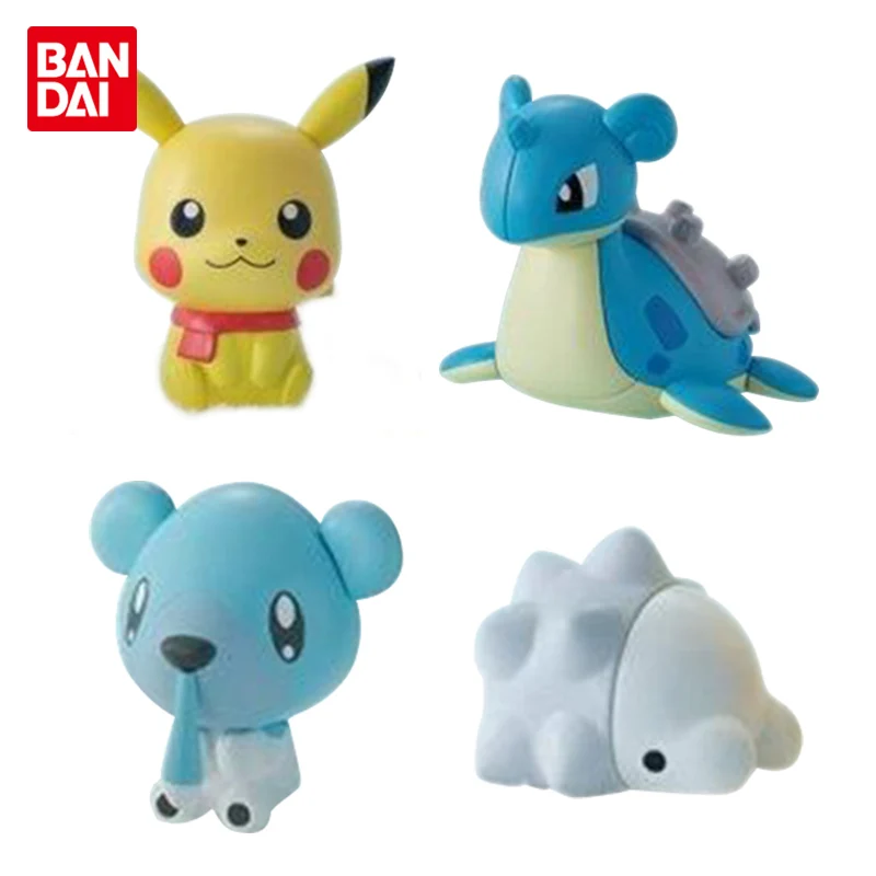 

Bandai Genuine Gashapon Toy Model Pokemon 11 Series Pikachu Cubchoo Snom Lapras Doll Toy Collections