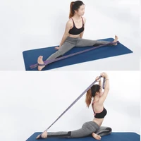 gym stretching auxiliary pilates fitness exercise pull strap multi functional resistance band