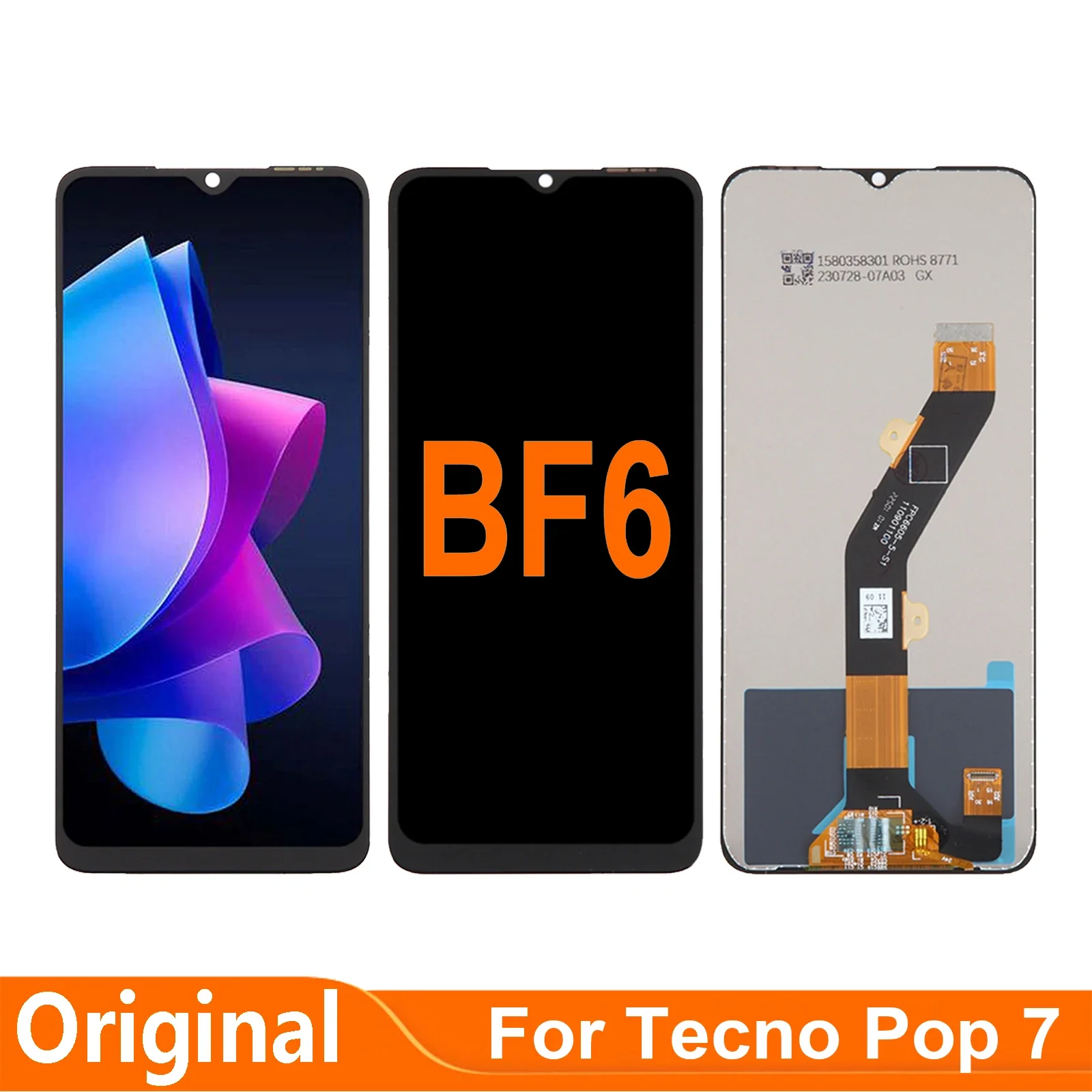 Детали для ЖК-дисплея Tecno Pop 7 BF6