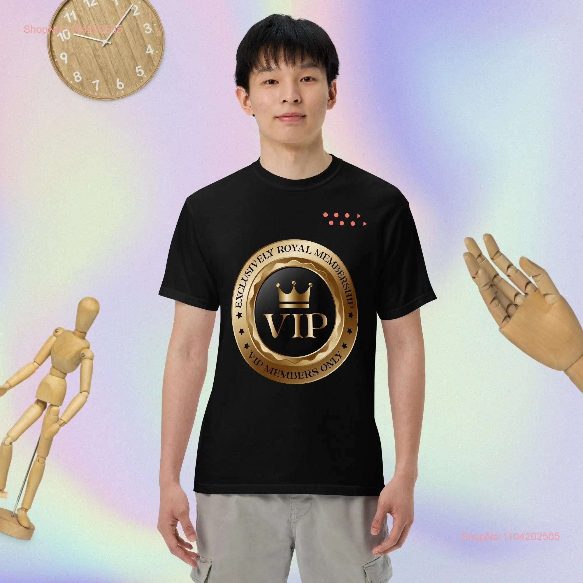 Глянцевая черная стеклянная этикетка VIP с золотой короной окрашенная в членской