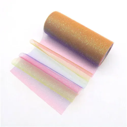 

Радужный тюль 10 ярдов, 15 см, полиэстер, для декора